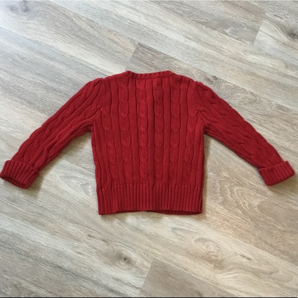 Ralph Lauren Button Down Cable-Knit Sweater - Picture 2 of 5